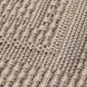 Dywan zewnętrzny Desert Ramka beżowy 200 cm x 290 cm