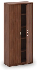 Szafa biurowa MIRELLI, 800 x 400 x 1800 mm, orzech