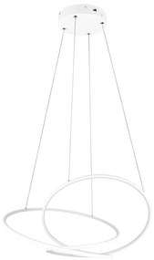 Biała lampa wisząca LED ze ściemniaczem Darvin – Trio
