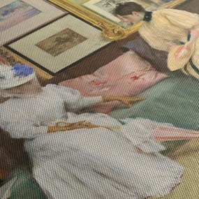 Obraz - William Merritt Chase, A Friendly Call, reprodukcje (70x50 cm)