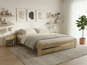 Łóżko Emily 120 x 200 cm, sosna Stelaż: Ze stelażem listwowym rolowanym elastycznym, Materac: Materac Sommera