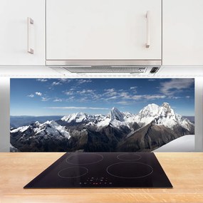 Szkło Ozdobne do Kuchni Surowy Pejzaż Górski