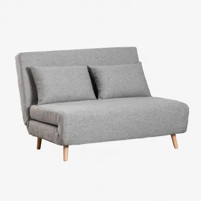 Dwuosobowa Rozkladana Sofa Z Tkaniny Elen Jasnoszary - Sklum