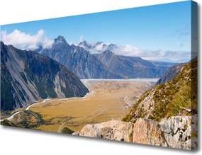 Obraz na płótnie Malowniczy Pejzaż Górskiej Doliny