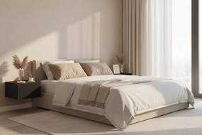 Zestaw szafek nocnych Nicole 46 cm wiszących - czarny