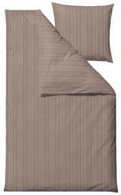 Szarobrązowa adamaszkowa pościel jednoosobowa 140x200 cm Noble – Södahl
