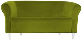 Sofa Milo BL75 zielona oliwka nogi 15 białe