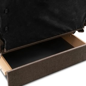 Fotel do Spania MILAN 2 Amerykanka Rozkładany Dwuosobowy Beżowy Nowoczesny