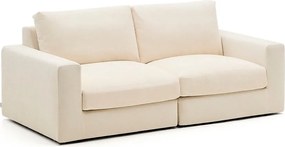 Beżowa sofa z tkaniny szenilowej 220 cm Alea – Kave Home