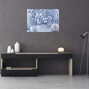 Obraz - abstrakcja 3D (70x50 cm)