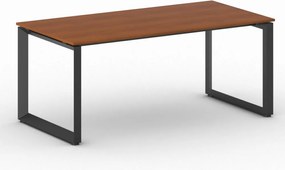 Biurko PRIMO INSPIRE, 180x90 cm, czarna podstawa, czereśnia