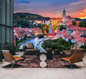 Fototapeta - Widok na miasto (196x136 cm)