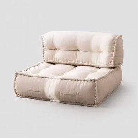 Modułowa Sofa Z Bawełny Yebel Kremowa - Sklum
