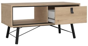Stolik w naturalnym kolorze 48x102 cm Ry – Tvilum