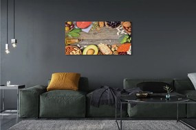 Obraz drukowany na płótnie Zdrowa Kompozycja Warzywna