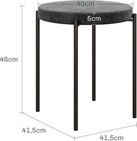 HOMCOM Zestaw 4 hokerów kuchennych aksamitne ciemnoszare do 120 kg stalowy stelaż nowoczesne | Aosom PL