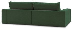 Ciemnozielona sztruksowa sofa 274 cm Leonard – Bobochic Paris