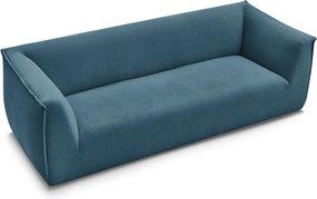 Niebieska sztruksowa sofa 242 cm Giorgia – Bobochic Paris