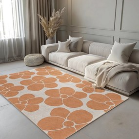 Pomarańczowy dywan odpowiedni do prania 120x180 cm Orange Meadow – Mila Home