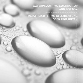 JAGO Plandeka 4x7 m, 650 g/m², szara, oczka aluminiowe