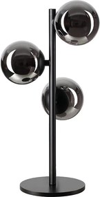 Ideal Lux - Lampa stołowa LED PERLAGE 3xG9/3W/230V czarna/przydymiona