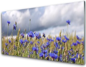 Panel Szklany Finezyjny Motyw Kwiatowy