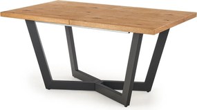 Dębowy stół industrialny do salonu H6-Z03