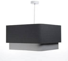 Lampa wisząca KWADRO DUO 007 51x47cm grafitowa/szara BPS KONCEPT