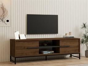 Stolik pod telewizor Mono Walnut and Black