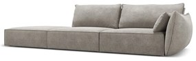 Jasnoszary szezlong (prawostronny) Vanda – Mazzini Sofas