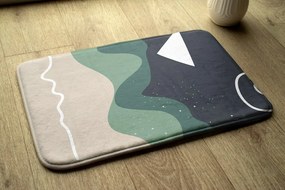 Dywanik antypoślizgowy do łazienki Dywanik antypoślizgowy do łazienki Geometryczny Wzór