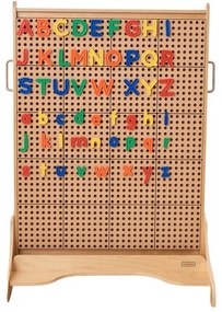 Masterkidz alfabet zestaw liter (dużych i małych) do paneli ściennych stem 122 el.