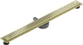 Mexen Flat 360° M15 odpływ liniowy obrotowy 100 cm, złoty szczotkowany - 1A24100-40