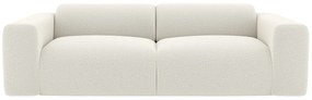 Kanapa 3-osobowa tapicerowana białym frotte POGNI marki Maison Céphy