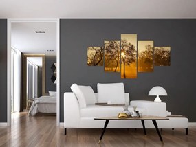 Obraz wschodu słońca (125x70 cm)