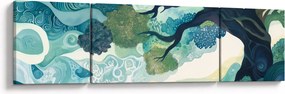 Obraz – Zielona korona drzewa życia (170x50 cm)