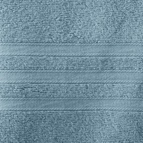 Niebieskie bawełniane ręczniki kąpielowe frotte zestaw 2 szt. 90x140 cm Zero Twist – Catherine Lansfield