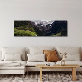 Obraz - Dolina pod górami (170x50 cm)