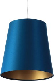 Granatowo-złota lampa wisząca nad stół - 18X S402 T3-M33