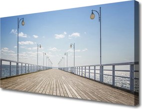 Obraz canvas Molo prowadzące w Nieznane