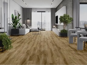 Mexen Amsterdam panele winylowe 1240 x 182 mm SPC 6,5 mm, podkład IXPE 1,5 mm, 4 V-Fuga, Dąb - F1042-1240-182-505-4V1-01