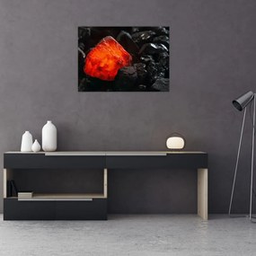 Obraz - świecący minerał (70x50 cm)