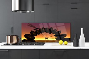 Panel Szklany Taniec Ważek Nad Wodą