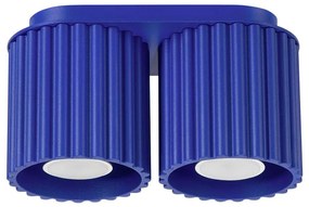 Sollux SL.1810 - Oprawa punktowa AURA 2xGU10/10W/230V niebieska