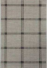 Dywan Natura PT Kratka jasno szary 040x060 Prostokąt