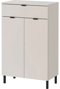 Kremowa wysoka szafka łazienkowa 60x97 cm Arcena – Germania