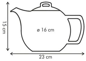 Tescoma Dzbanek do herbaty CREMA, 1,4 l