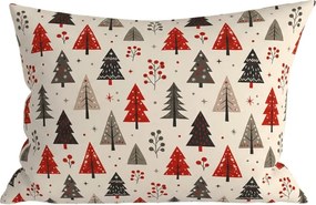 Poszewka na poduszkę z mikrofibry MERRY TREE 50x70 cm, kolorowa