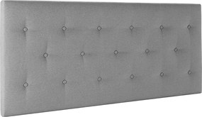 Szanowny użytkowniku, przetłumaczone zdanie brzmi: Kolumna tapicerowana na głowicę łóżka Turin 160x60 cm w kolorze szarym.