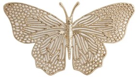 Metalowa dekoracja ścienna 41x23 cm Butterfly – Light &amp; Living